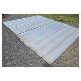 White Steel Metal Siding / Roofing Panels