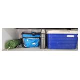 Chester Cooler, Lunch Cooler, Thermos, Tent