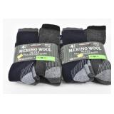 (8 pairs) Merino Wool Blend Men