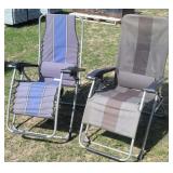 (2) Zero Gravity Lounge Chairs
