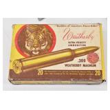 Antique Weatherby .300 Ammunition Box