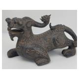 Archaistic Chinese  Qulin Dragoon Feng Shui Decor