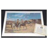 Chuck DeHaan UP THE CHISHOLM Signed Print #4