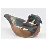 R J Wilson Carved Wood Duck Lac La Croix 1995