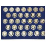 20th Century Kennedy Half Dollar Proofs in Case