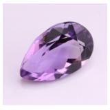 Amethyst Pear Gemstone - .756 g