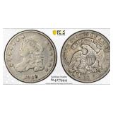 1829 Capped Bust Silver Dime Small 10C PCGS VF