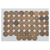 (49) 1940-1958 Lincoln Wheat Cents
