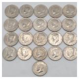 (21) 1976 Bicentennial Kennedy Half Dollars