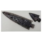 Translucent Obsidian 4.5" Arrowhead Spear Point &