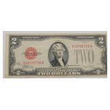 1928 F $2 United States Note Red Seal