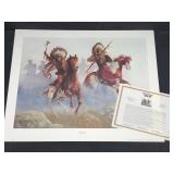 Chuck DeHaan WAR CRY Signed #1 Print