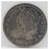1828 Capped Bust Silver Dime Large Date