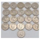 (21) 1976 Bicentennial Kennedy Half Dollars