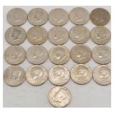 (21) 1976 Bicentennial Kennedy Half Dollars