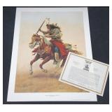 Chuck DeHaan CROW CEREMONIAL DRESS Signed #2 Print