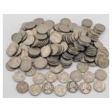 (165+/-) Pre-1960 Jefferson Nickels