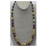 African Trade Beads Veneitian Millefiori Necklace