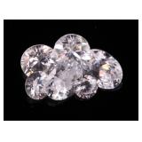 (6) CZ Gemstones - 1.93 gtw