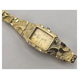 Geneve 14k Gold Nugget Ladies Watch 11.55 Grams