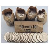 (5) Rolls Half Dollars - 1976, 1981, Unsearched