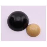 (2) Polished Cabochon Gemstones - 4.613 gtw