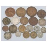 Pre-1960 World Coins: Mexico, Argentina, ...