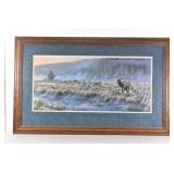 Autumn Classic Elk Wall Art Print by W. Goebel