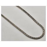 .925 Sterling Heavy Rope Necklace - 30.5 g