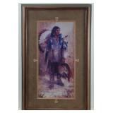 Pat McAllister Indian Warrior Print