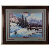 Wintery Landscape Print by Lee K. Parkinson