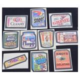 (10) TOPPS Wacky Packages Stickers Series 6, 7, 8