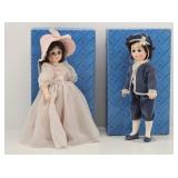 Madame Alexander PINKIE 1350 & BLUE BOY 1345 Dolls