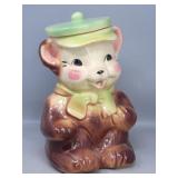 American Bisque Brown Teddy Bear Cookie Jar