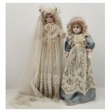 (2) Louis Nichole Bru Style Dolls
