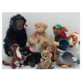 (9) Toys: Elmer, Cuddle Toy, & Beanie Babies