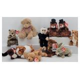 (11) Toys: Douglas & TY Beanie Babies: Mooch,...