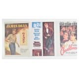(3) Repro Movie Posters: James Dean & Casablanca