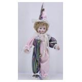 Artmark Jester Porcelain Clown Doll