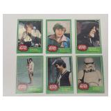 (6)Green Star Wars Cards Luke-Aunt-Ben-Han-Trooper