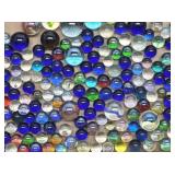 (159 +/-) Shiny Clear Marbles & Shooters
