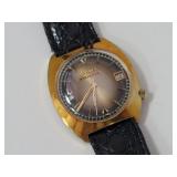Bulova AccuQuartz Watch w/ Leather Band