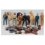 1967 Louis Marx & Co Jointed Action Figures & ...