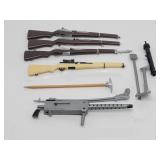 GI Joe Firearms, Rifles, Spear Gun, Machine Gun,..