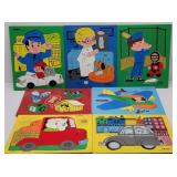 (7) Playskool Puzzles