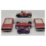 (5) Toy Cars: Buddy L Turbine Race Car, Tonka M-1,