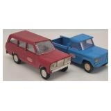 (2) Tonka Jeep Truck & Wagoneer