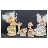 (6) Angel Figurines & Picture Frames