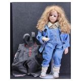 1991 Vera Scholz 30" Red Haired Doll