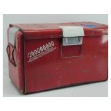 Vintage Red THERMASTER Ice Chest Cooler